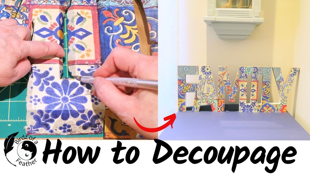 Amazing Technique to Decoupage Without Wrinkles!