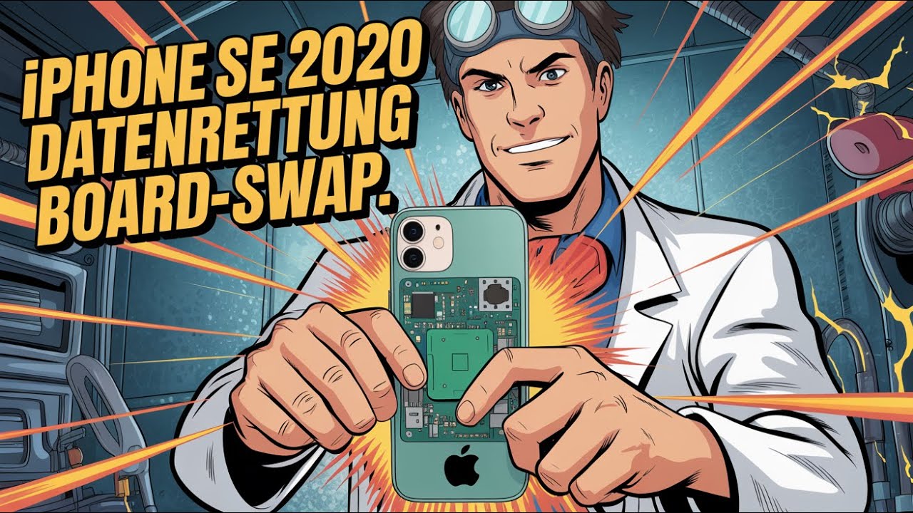 iPhone SE 2020 Zerstört durch Handydoktor – Datenrettung mit Board-Swap 💥 | RESQ rettet deine Daten