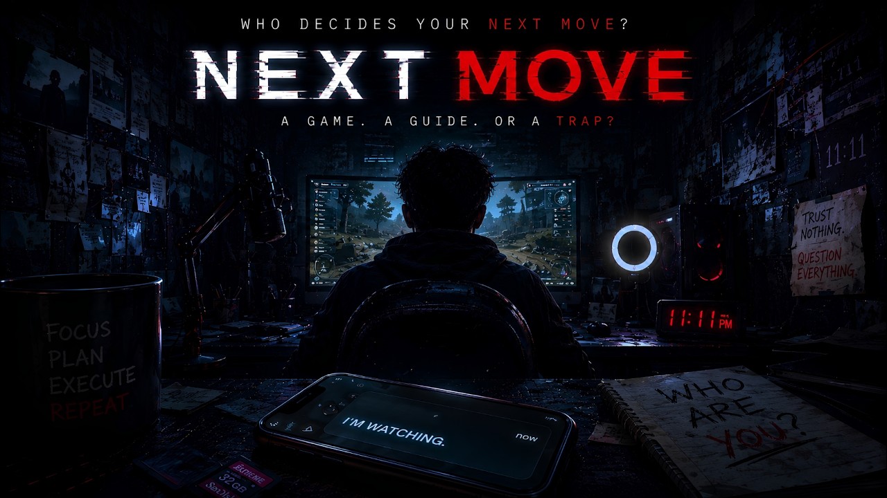 NEXT MOVE | Official Teaser | Psychological Sci-Fi Mystery | A Game. A Guide. Or a Trap? #vjspace