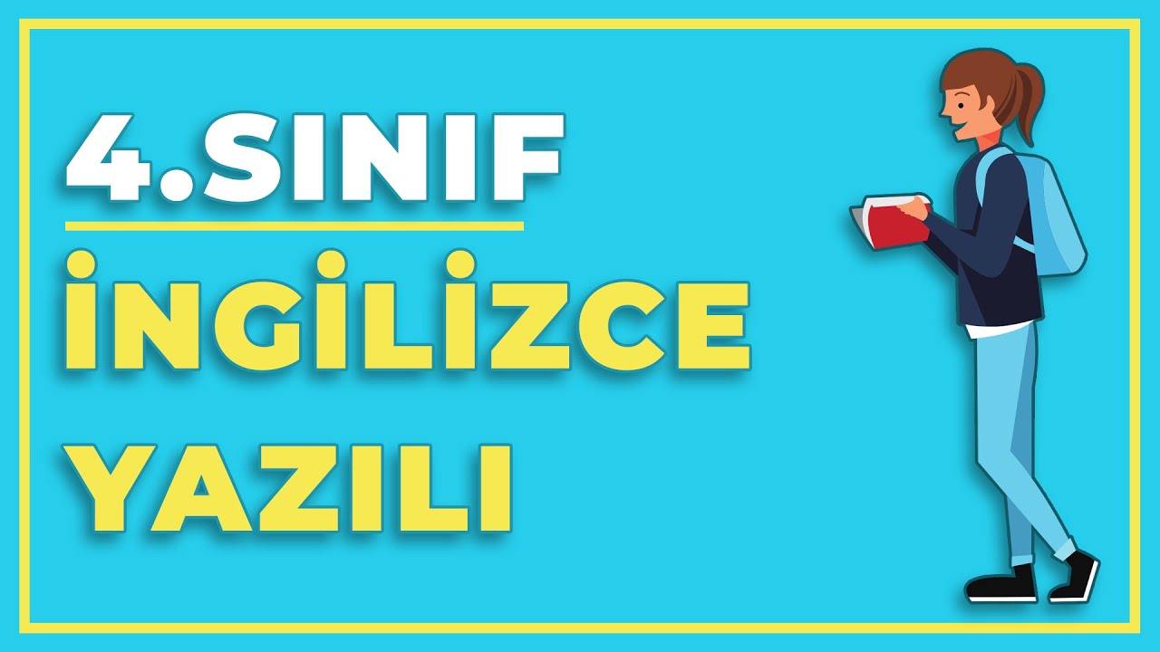 4.SINIF İNGİLİZCE 1.DÖNEM 1.YAZILI HAZIRLIK SORULARI