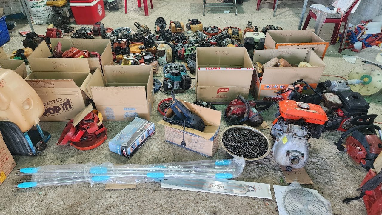17/3 xả kho phụ tùng máy cắt cỏ máy cưa Nhật bãi lh 037 7644 634 gặp Thiện 