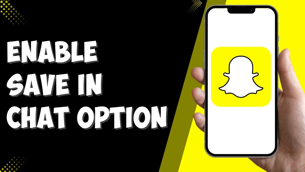 How To Turn On Save In Chat In Snapchat | Snapchat Save in Chat Option Not Showing [Fixed!]
