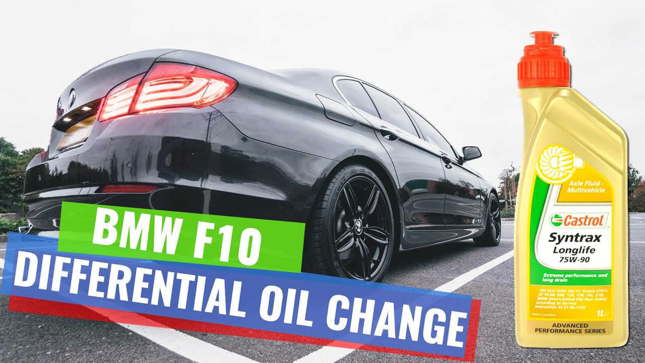 BMW F10 - Замена масла в дифференциале [Как] Castrol Syntrax 75W-90
