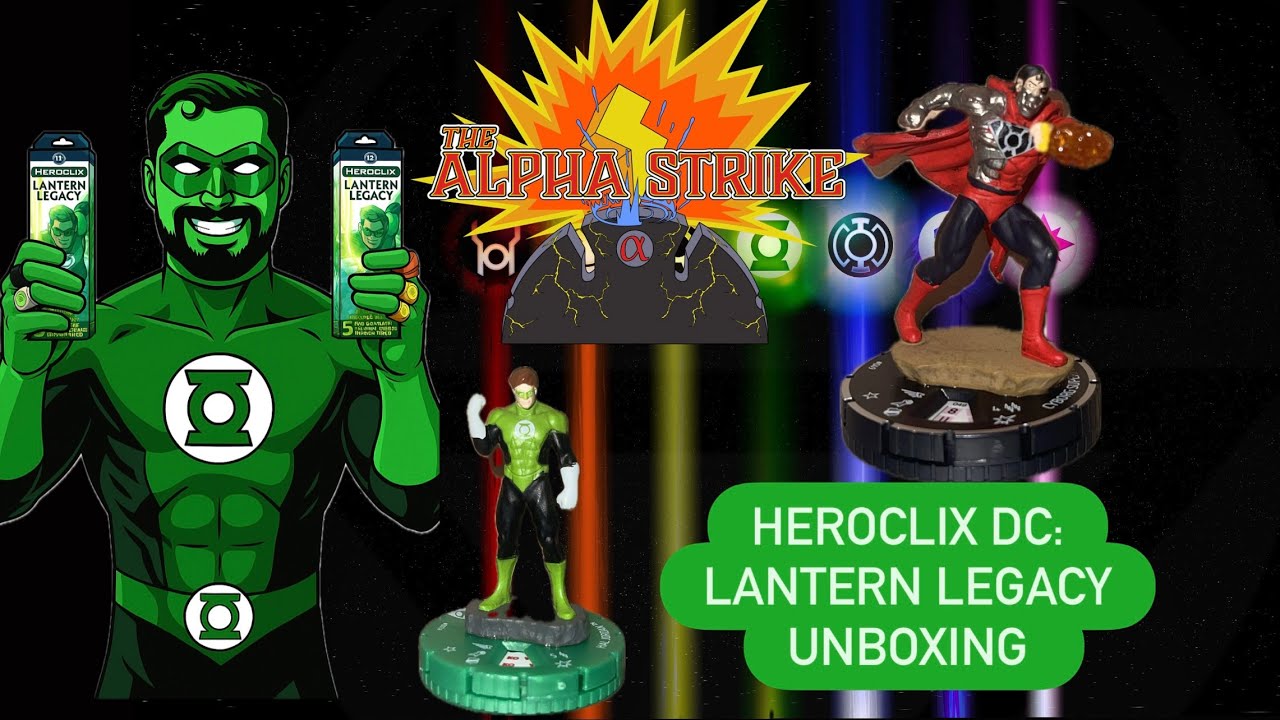 HEROCLIX DC: Lantern Legacy Brick Unboxing! Thank You @WizKidsOfficial
