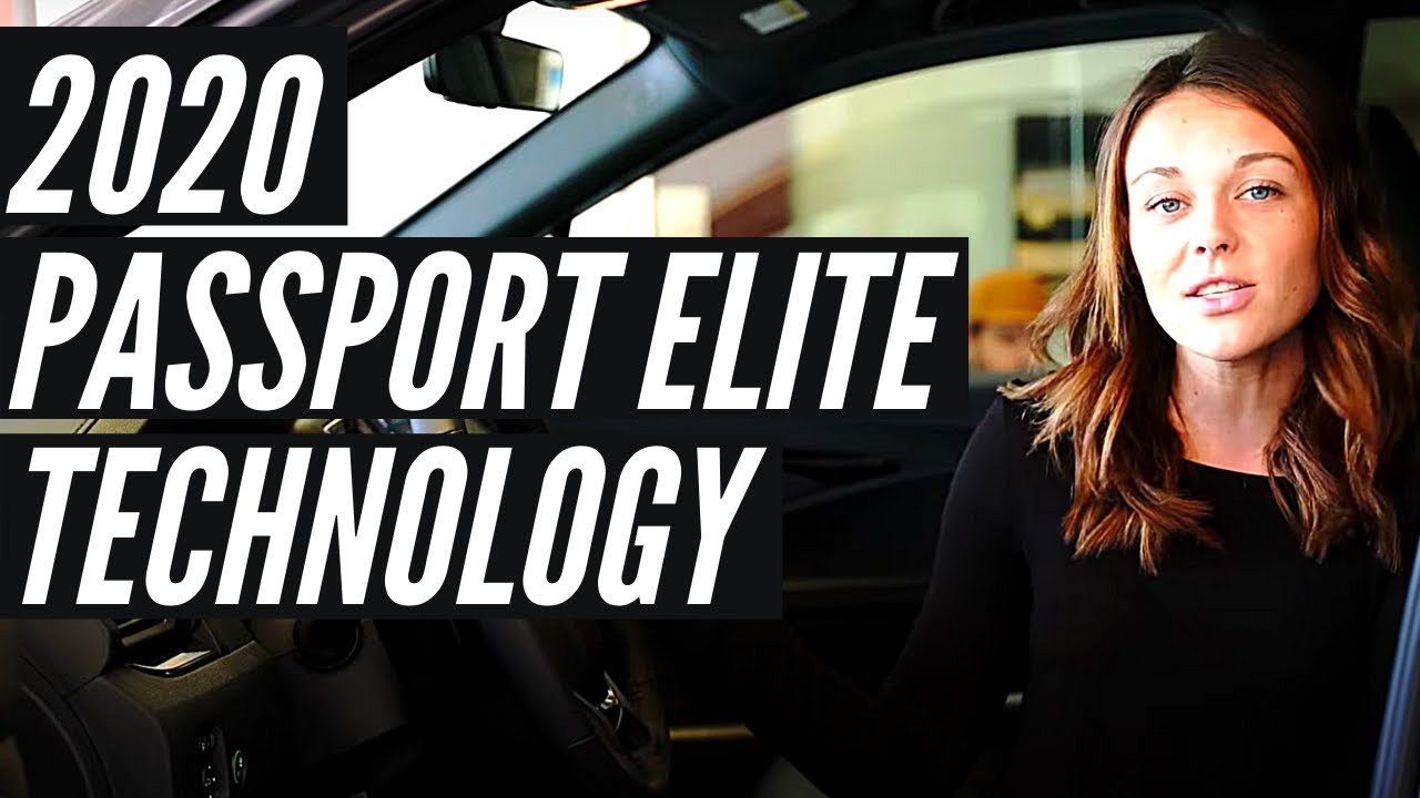2020 Honda Passport Elite Technology