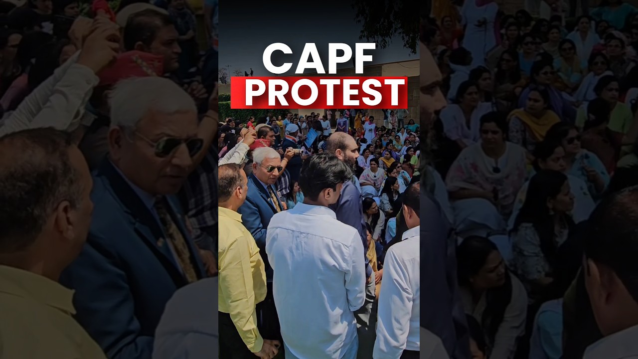 CAPF PROTEST | Justice For CAPF | CAPF Bill | Old Pension Scheme | CAPF VS IPS #capf #crpf #ssb #bsf