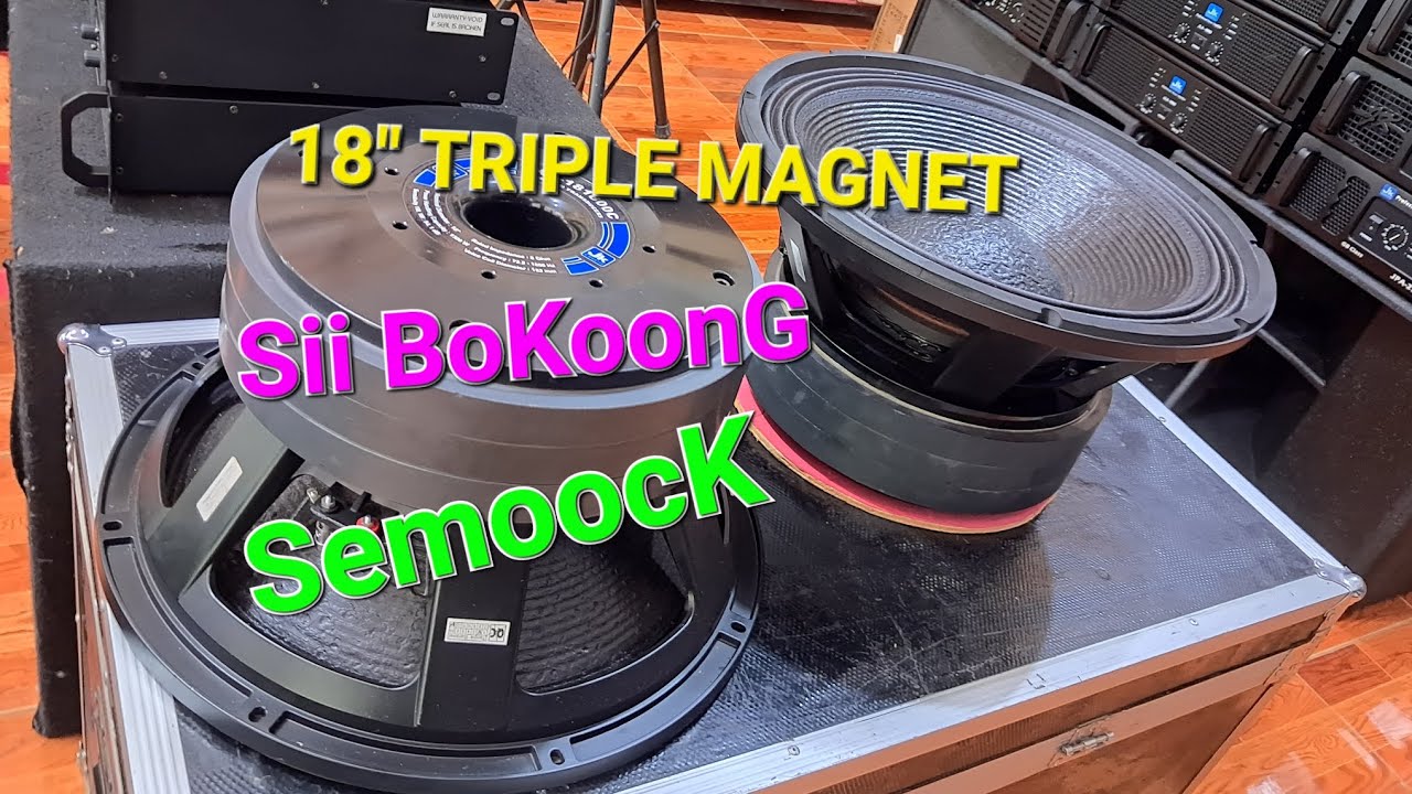 SPEAKER TRIPLE MAGNET JK COUSTIC JKH-181800 SUWARA DAHSYAAAT