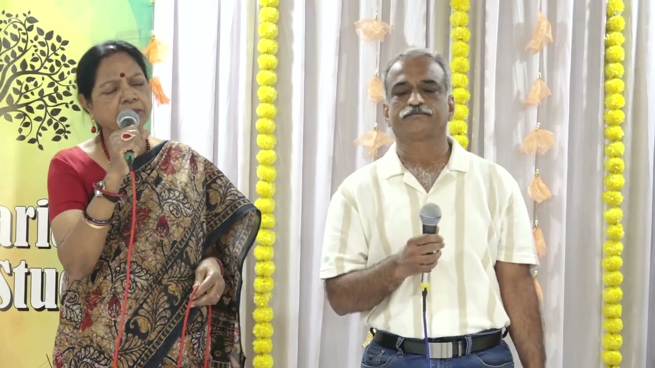 ABHAY JI AND SAVITA JI PRESENTING 