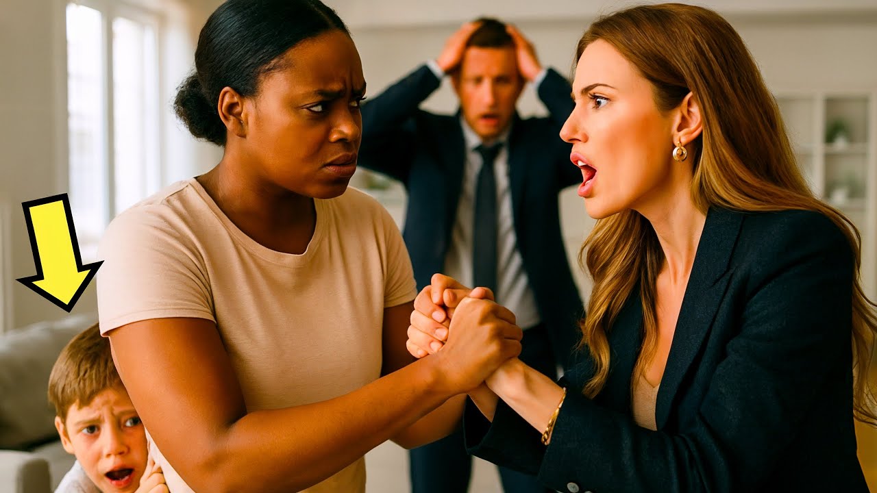 الخادمة تحمي ابن رجل الأعمال من زوجة الأب الشريرة… ورد فعلها يصدم الجميع