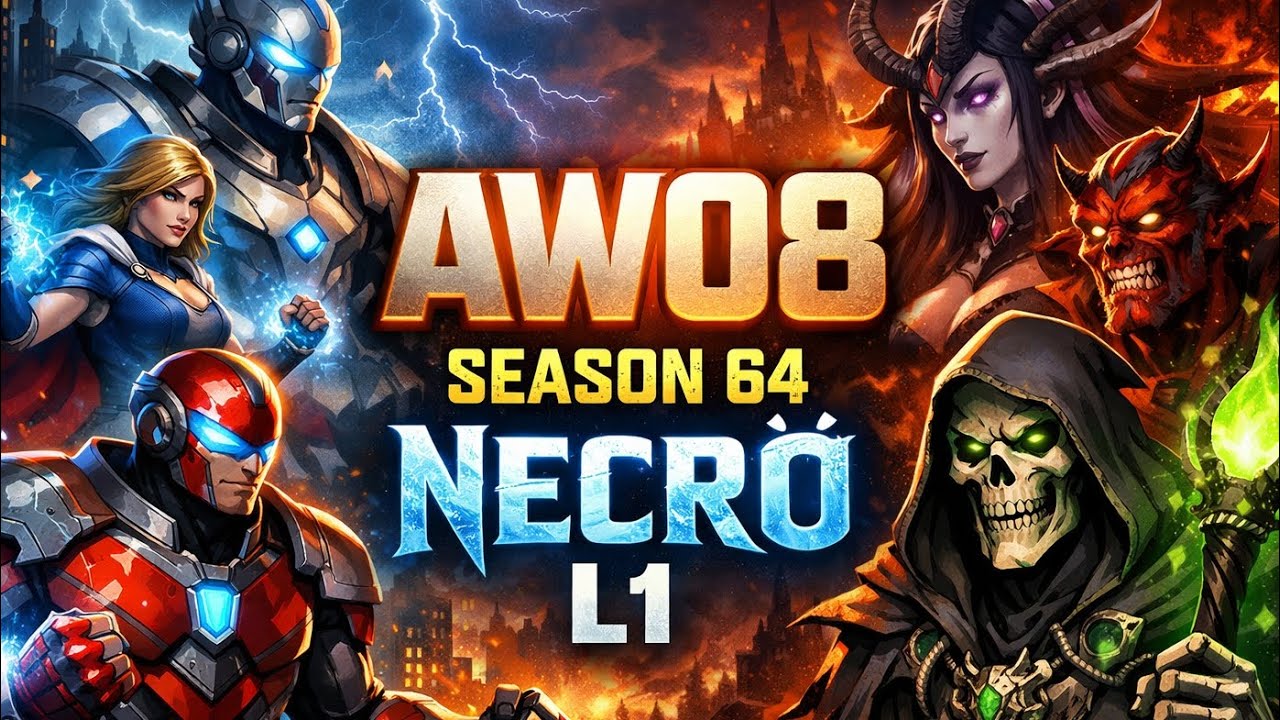AW08 – SEASON 64 – NECRÖ – L1 – SUBS SUPERSKRULL, GALAN, IMPERIOSA & BOSS CASSANDRA NOVA