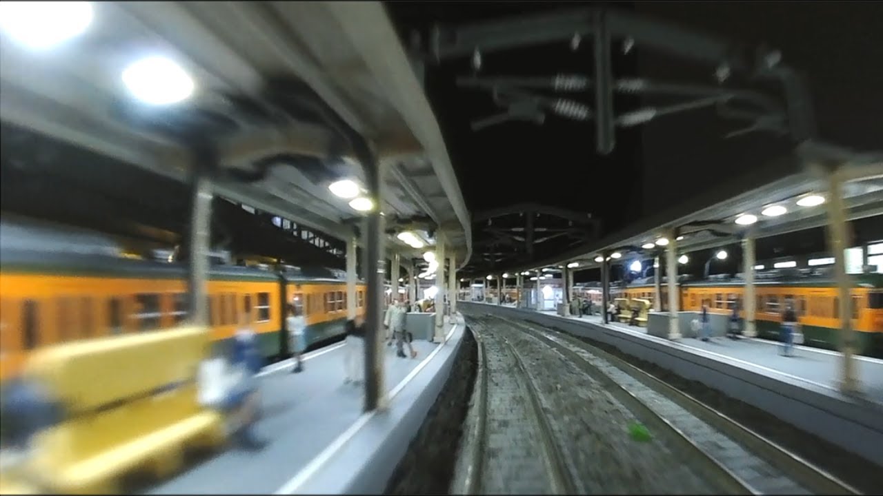 鉄道模型 前面展望ひたすら走る寝台特急