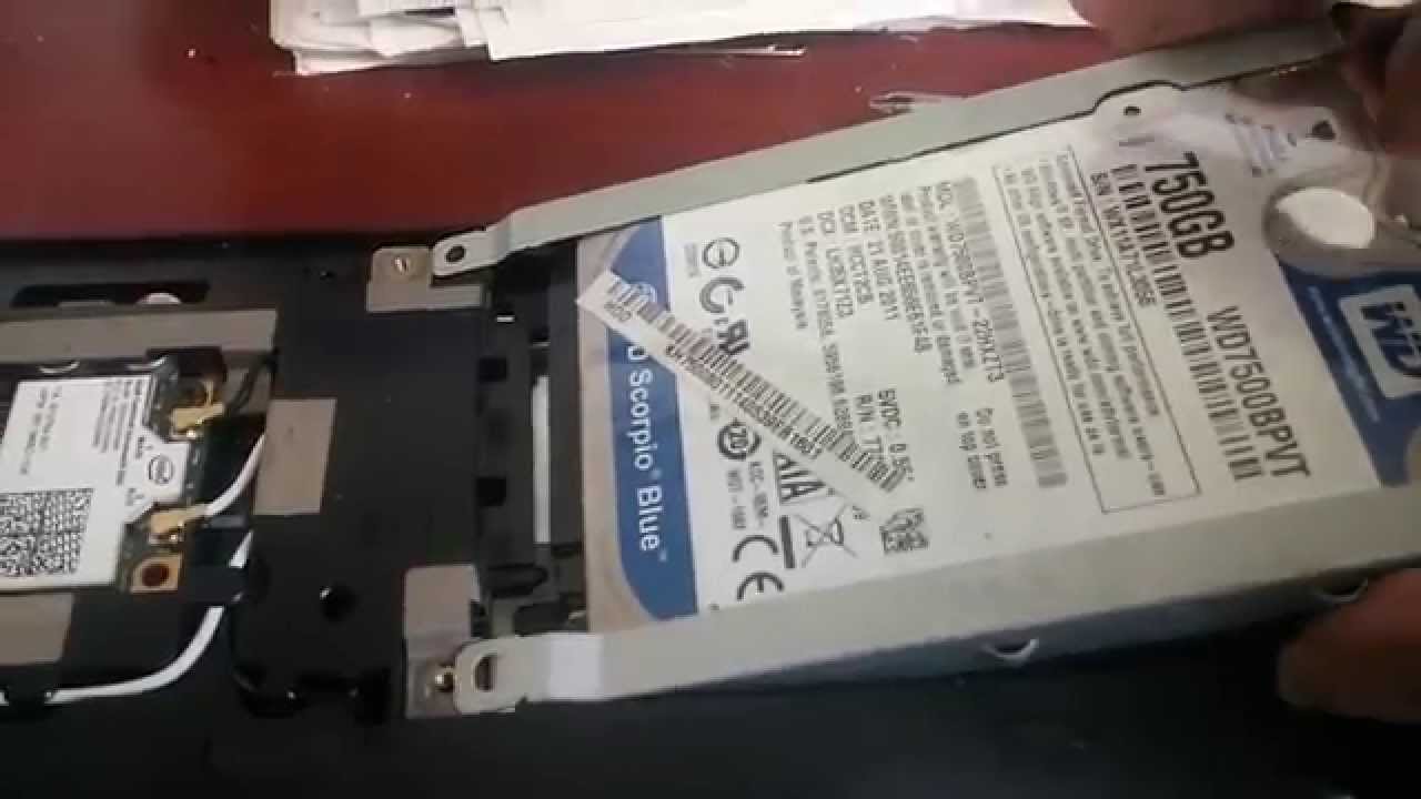 How to replace hard drive Acer Aspire 5750 laptop