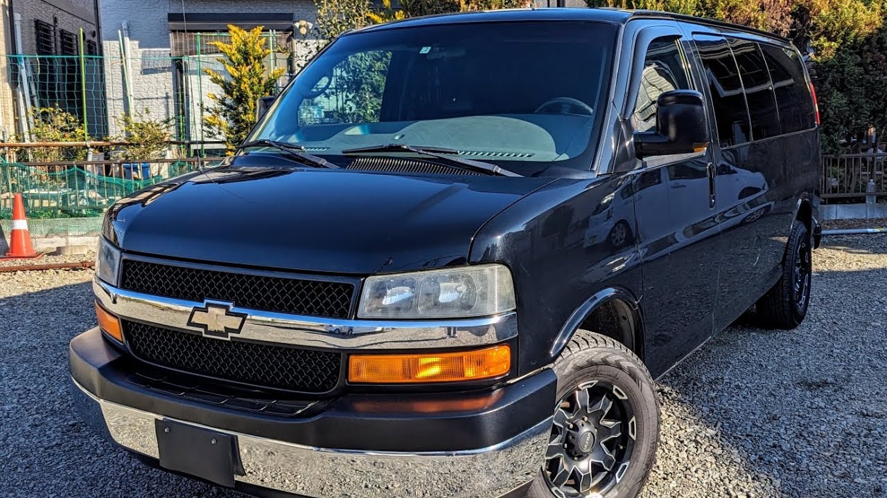 '08  Chevrolet Expreas シボレー エクスプレス ロールーフパッセンジャー 2WD  5.3 V8 7人乗り 100,800km