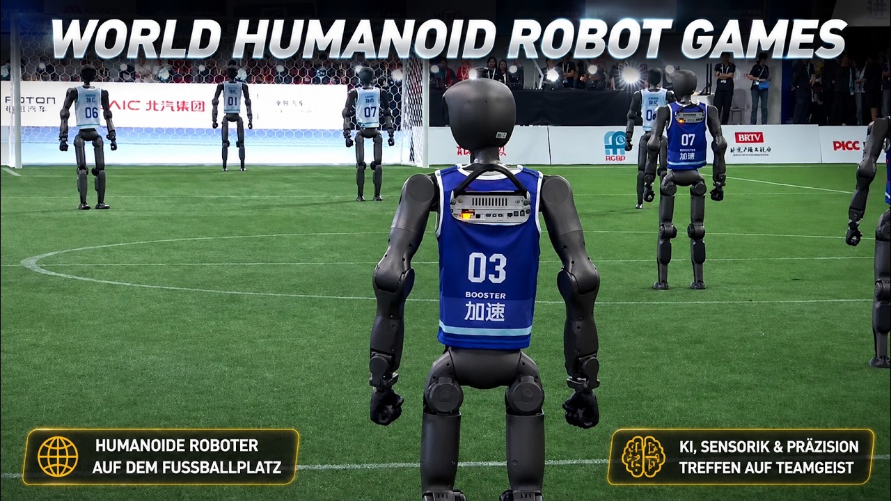 World Humanoid Robot Games: Humanoide Roboter spielen Fu&szlig;ball