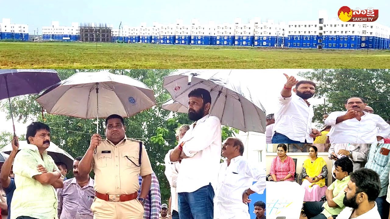 Kodali Nani And Perni Nani Inspects TIDCO Houses In Gudivada | MLC Talasila Raghuram @SakshiTVLIVE