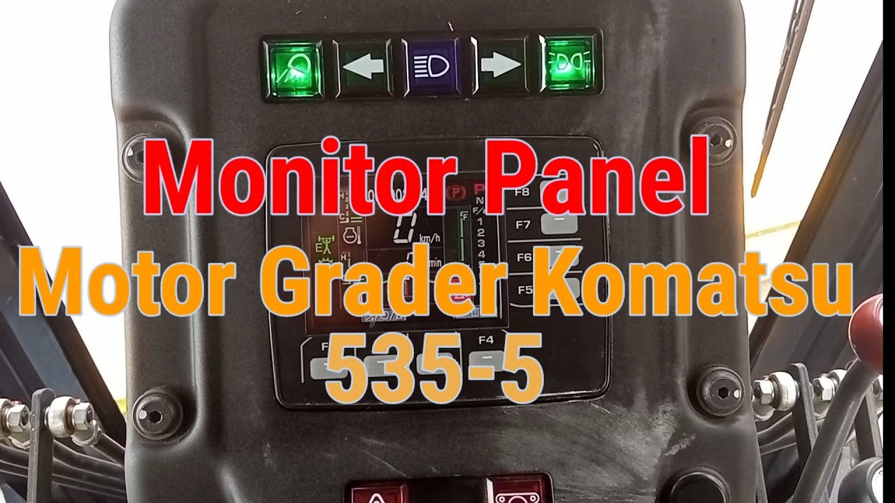 Monitor Panel Grader Komatsu 535-5