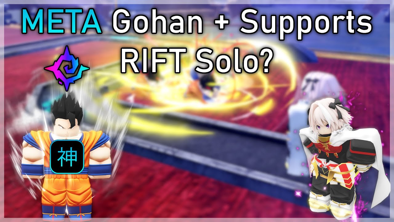 Does GOHAN Deserve META Tier?? (Deadeye Gohan + Supports Rift Solo) | Anime Vanguards