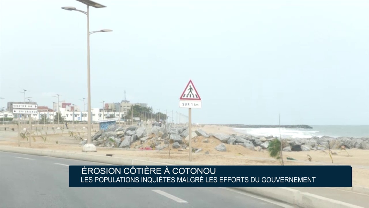 Érosion côtière à Cotonou : Les populations inquiètes malgré les efforts du gouvernement