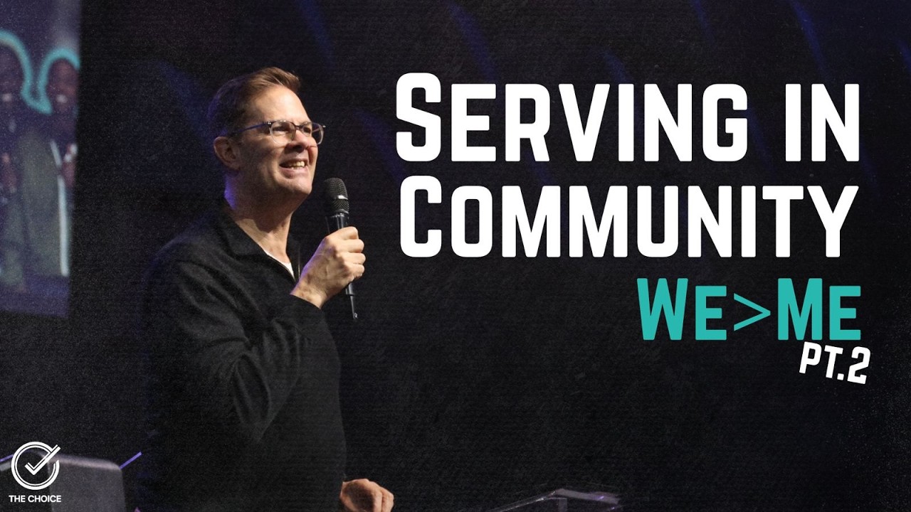 Serving In Community. Be The One Who Carries Others To Jesus