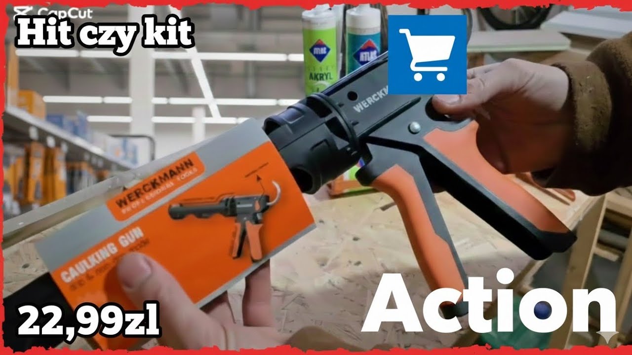Pistolet do silikonu z Action za 22,99 zł – HIT czy KIT? Test fachowca!