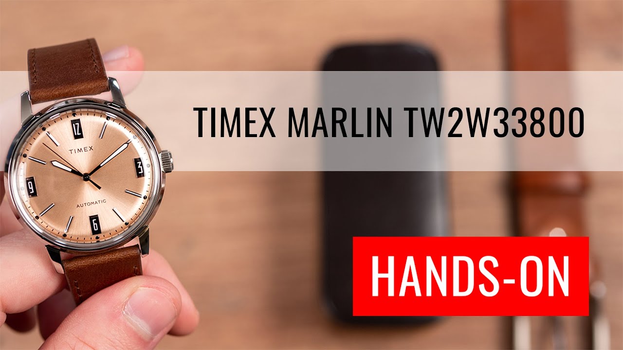 HANDS-ON: Timex Marlin Automatic TW2W33800