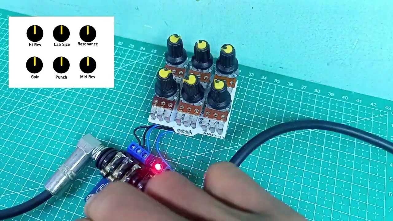 Project PCBFX-002 Based DSM NoiseMaker Omni Cabsim Cabinet Simulator DIY