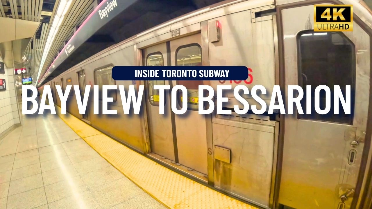 Toronto Subway - What Bayview to Bessarion TTC Stations Look Like
