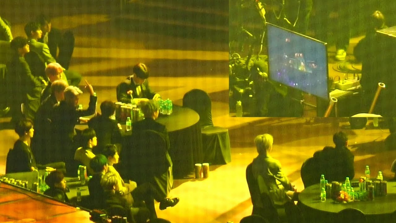 여자친구(GFRIEND) 유주 고음에   방탄소년단(BTS),세븐틴 반응@190115 서울 가요대상 [ 4k Fancam/직캠