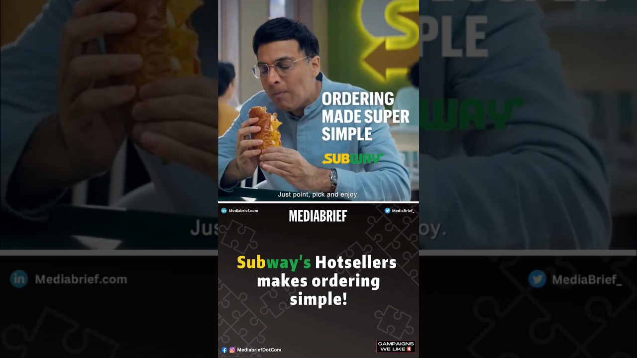 Subway's Hotseller menu making ordering simple ft. Vishwanathan Anand #mediabrief #shorts #subway