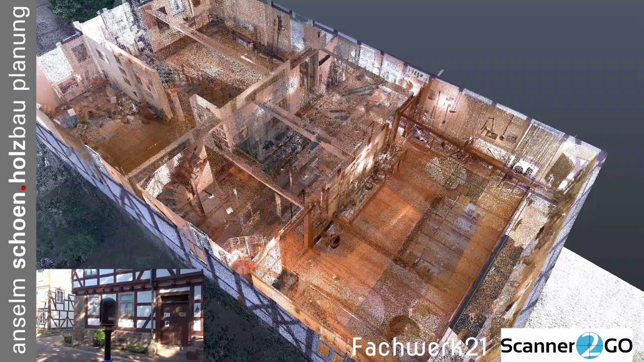 3D Scan mit dem BLK360: Ein 3D-Scanner für Fachwerkfreunde