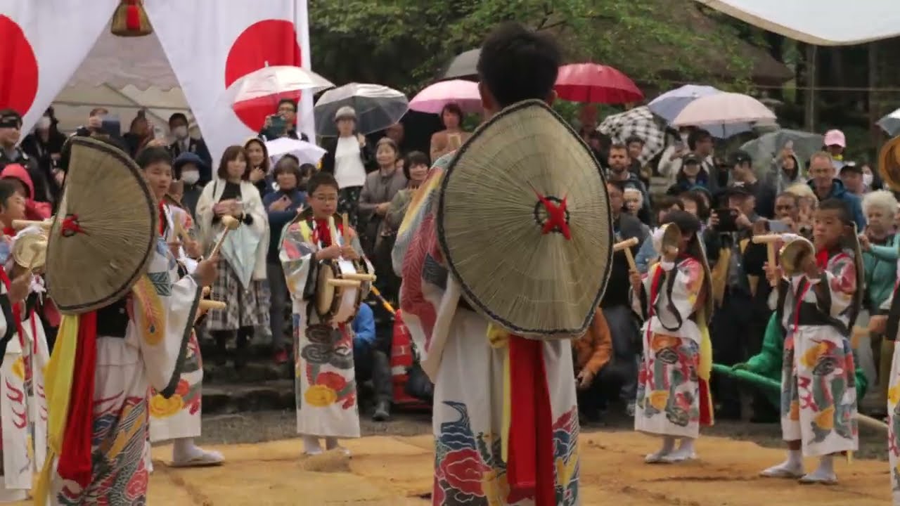 347.どぶろく祭り1015 闘鶏楽_Shirakawa-go movie images - Autumn | Shirakawa village, Japan