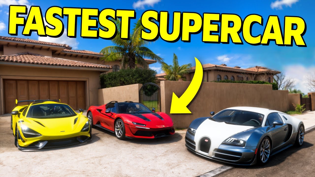 Fastest Supercar Challenge! - Forza Horizon 5