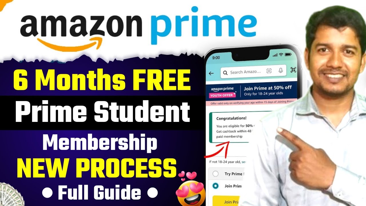 How to Get 6 Months Amazon Prime for FREE: Exclusive Student Offer Full Process  Money Saving Trick