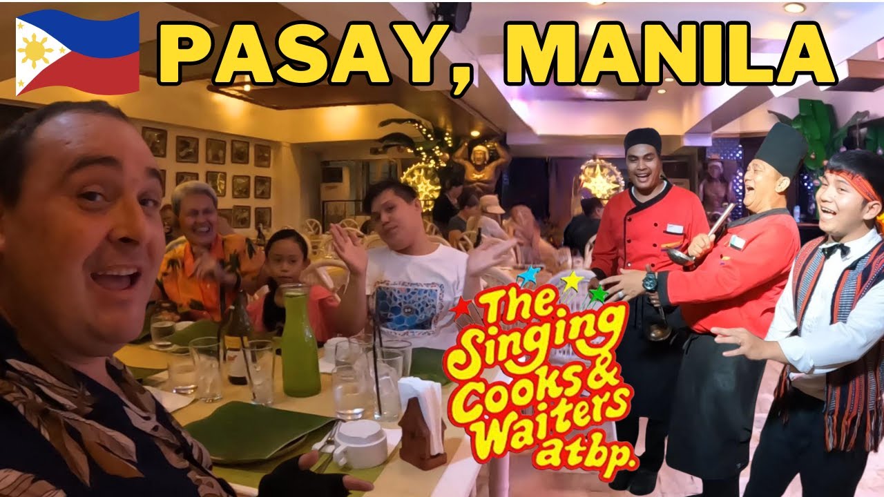 Познакомьтесь с моей ФИЛИПИНСКОЙ СЕМЬЕЙ в ресторане Singing Cooks and Waiters