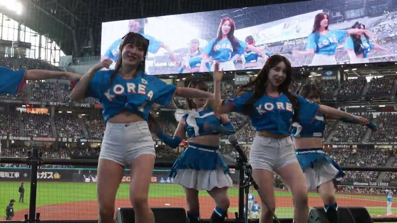 KBO 치어리더×일본 치어리더 ‘골든’ 콜라보 공연