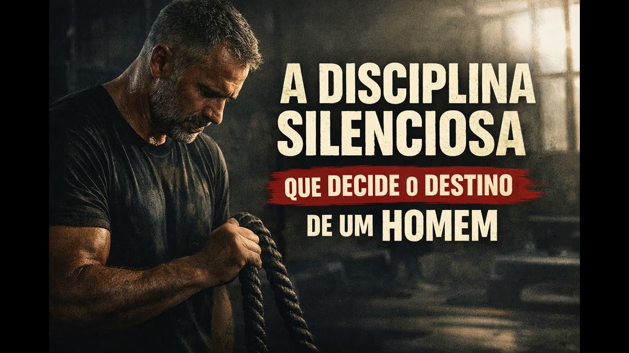 A disciplina silenciosa que decide o destino de um homem