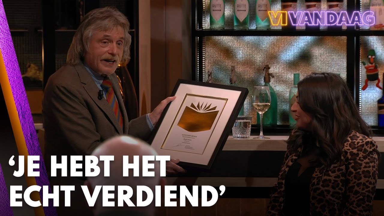 Johan overhandigt prestigieuze oorkonde aan Lale Gül: 'Je hebt het echt verdiend' | VI Vandaag
