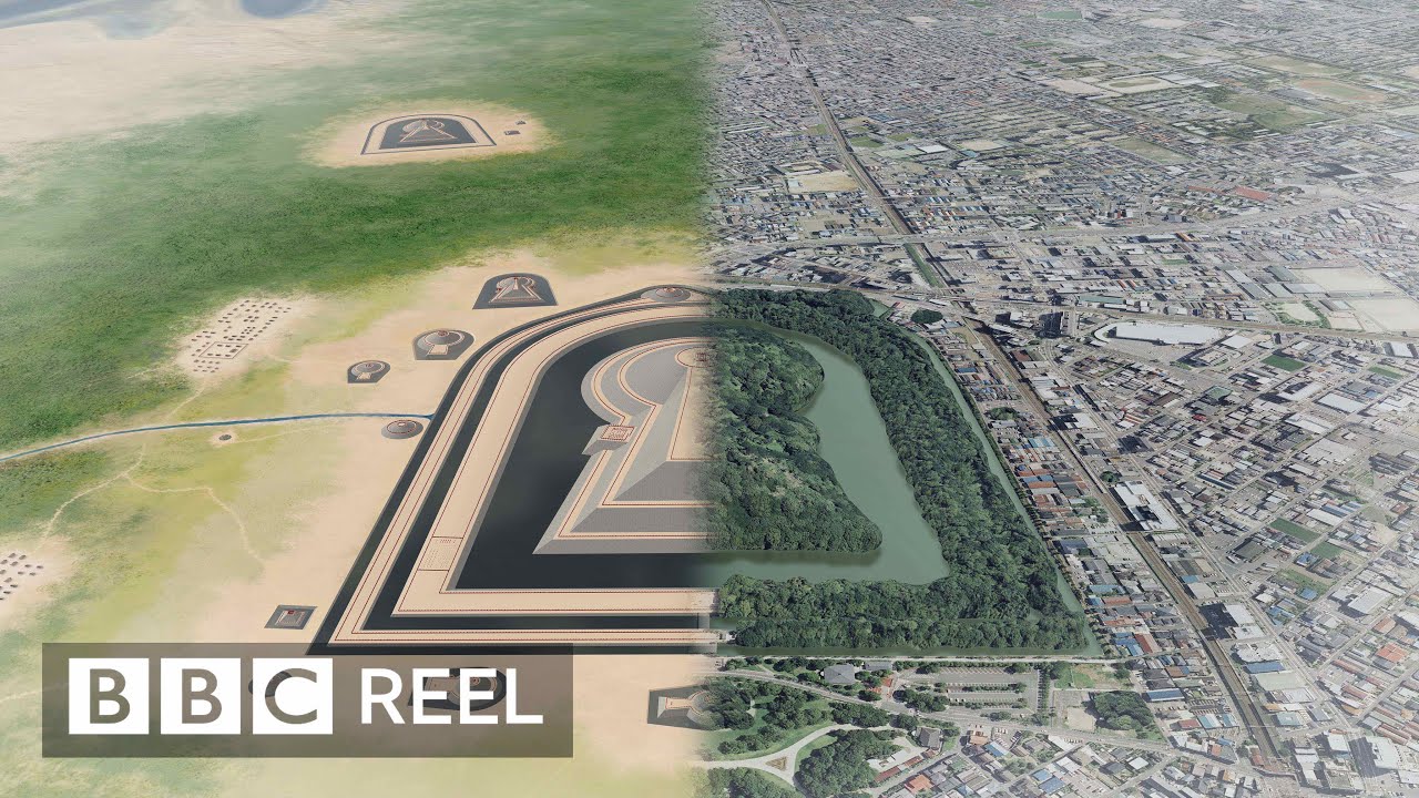 Japan's mysterious 'keyhole' tombs - BBC REEL