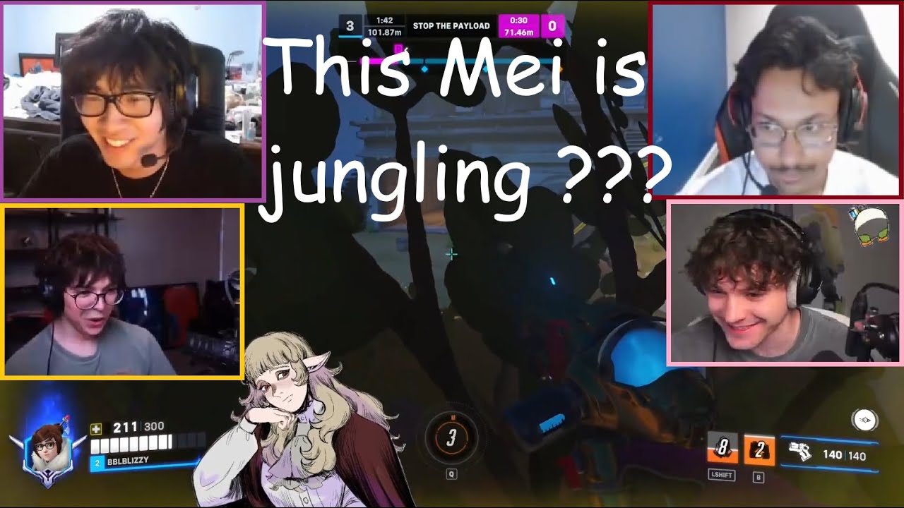 TOP 500 STREAMERS AND PROS REACT TO #1 MEI ABUSER (ft. submissive Rein duos) + MEI MONTAGE