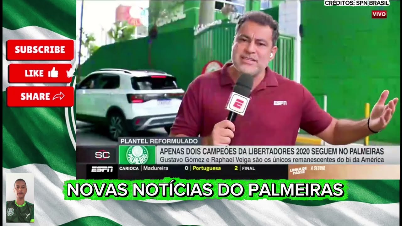 PALMEIRAS 2026: VEIGA, PREPARAÇÃO DO CLÁSSICO E FUTURO DO VERDÃO | ANÁLISE COMPLETA