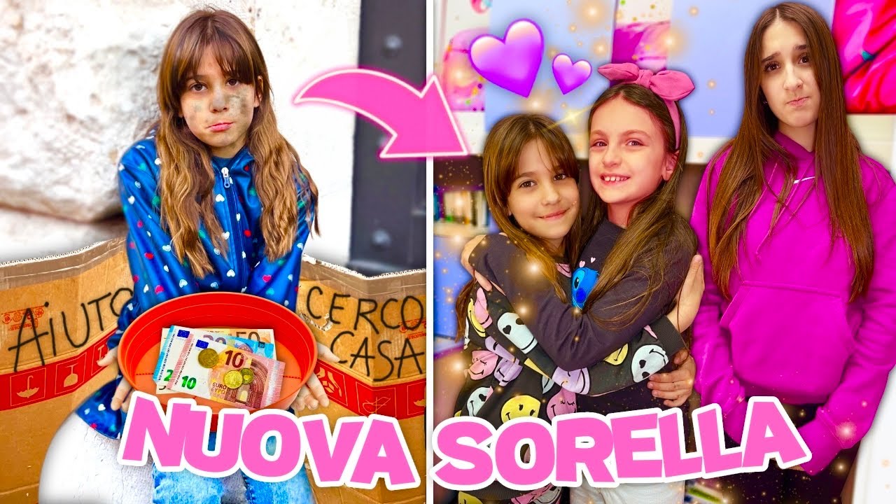 ABBIAMO TROVATO una BAMBINA ABBANDONATA e la FACCIAMO DIVENTARE la Nostra NUOVA SORELLA •Ep 1•