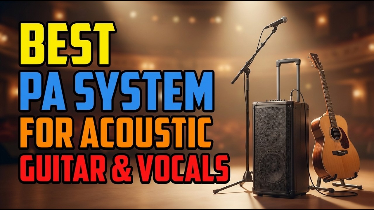 5 Best PA System For Acoustic Guitar And Vocals | Best PA Systems for Acoustic Guitarist and Singer
