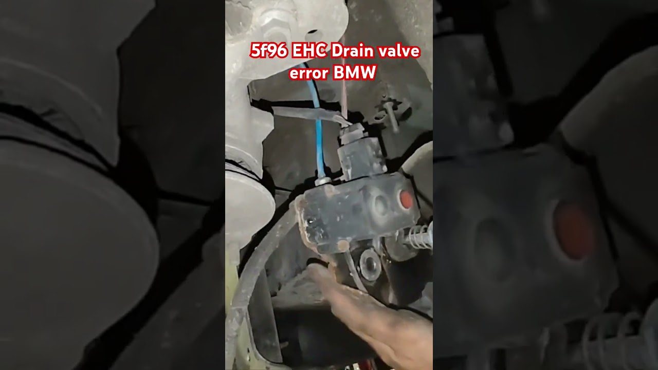 &Icirc;nlocuire bloc supape perne aer BMW, eroare 5F96 EHC  drain valve / Air suspension fault #automobile