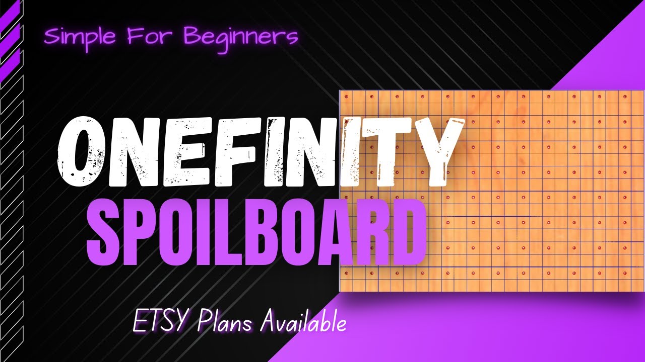 Simple CNC Spoilboard System! Best for Onefinity CNC Beginner -Vectric