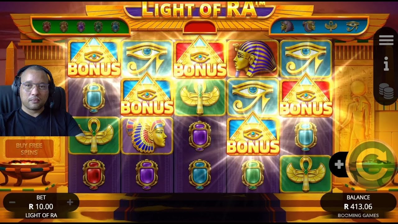 NEW GAME! - LIGHT OF RA! - 5 BONUS SYMBOL FEATURE!  - BOOMING GAMES - HOLLYWOODBETS
