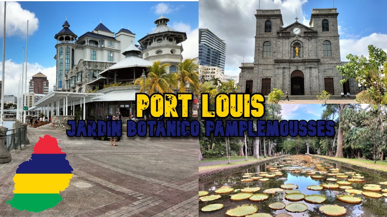 Recorrido Turístico por la Capital de MAURICIO - PORT LOUISE y Jardín Botánico de PAMPLEMOUSSES 🇲🇺🦤