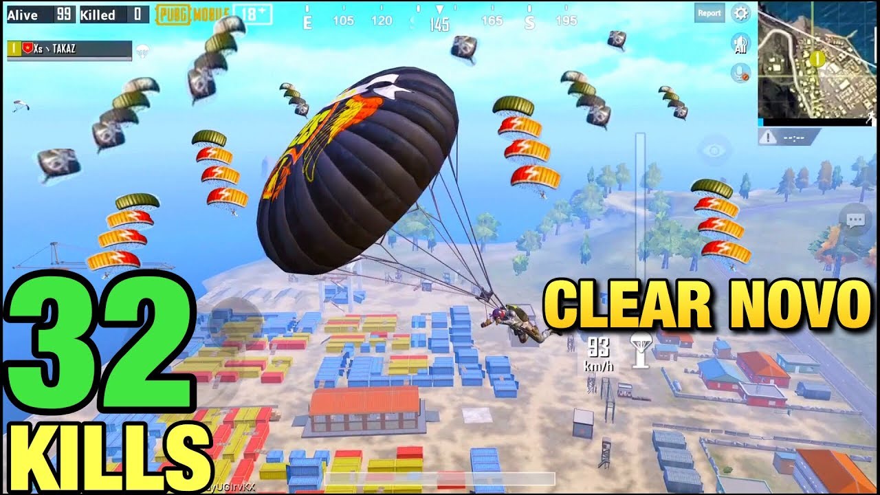 Nhảy cảng nơi luyện tập nếu bạn muốn Pro | Clear cảng NOVO 32 KILLS Solo vs Squad  PUBG Mobile | T98