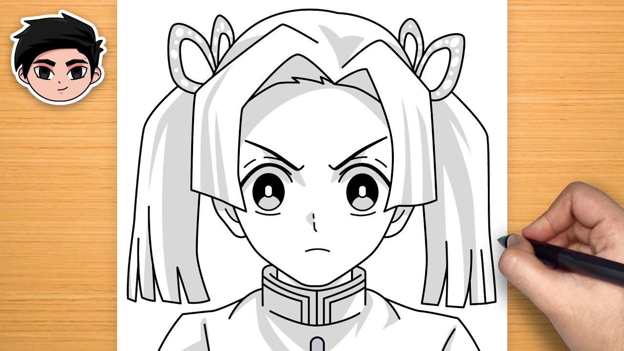 How To Draw AOI KANZAKI | Demon Slayer - Easy Tutorial