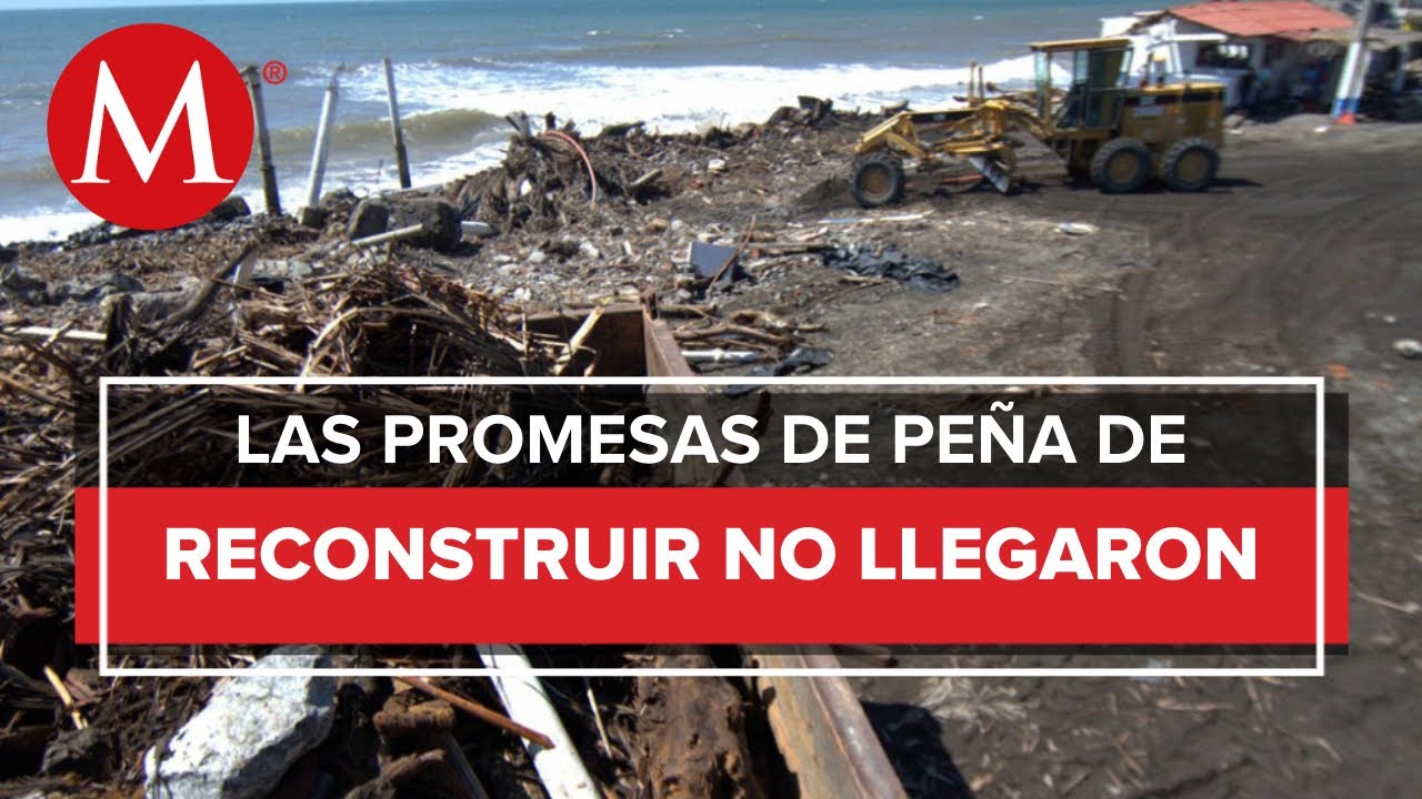 La playa 'El paraíso' continúa destruida, está abandonado y no le devuelven su esplendor