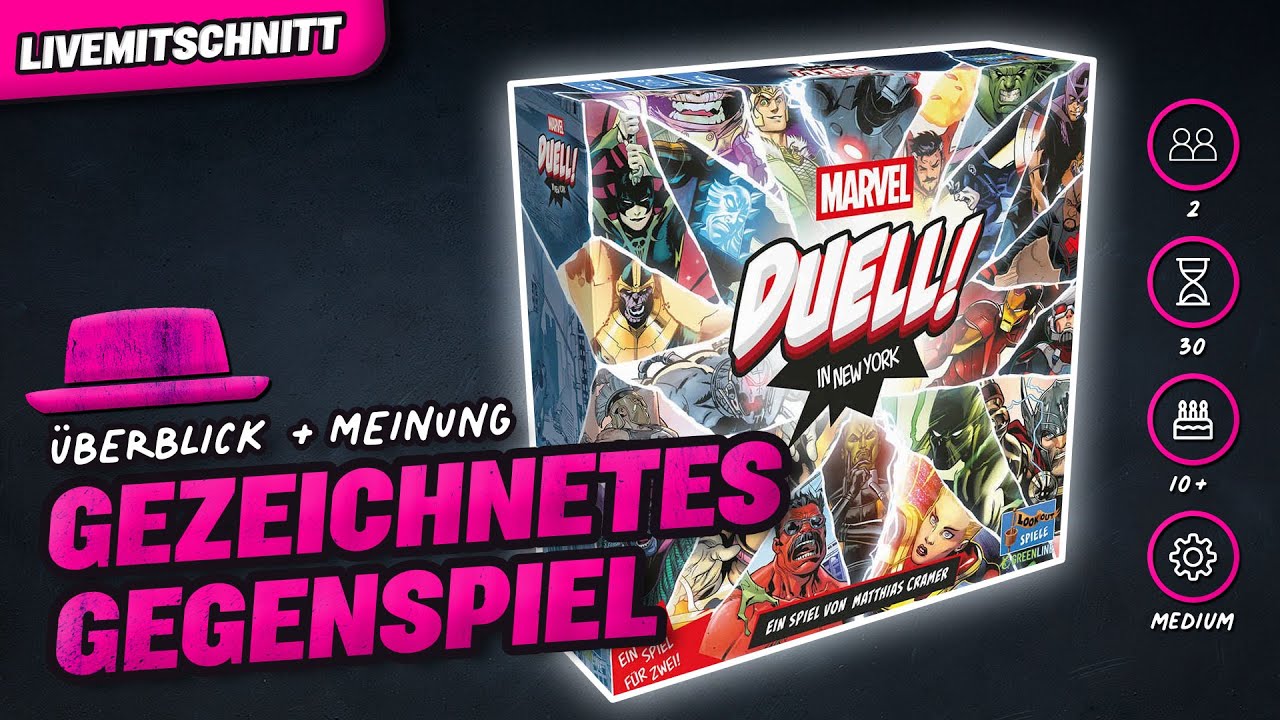 MARVEL DUELL IN NEW YORK - Vorstellung & Review - Brettspiel - Der Pile ist geil